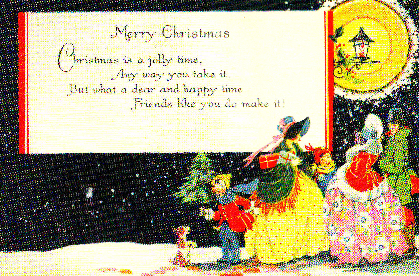 Vintage 1920s Christmas Cards